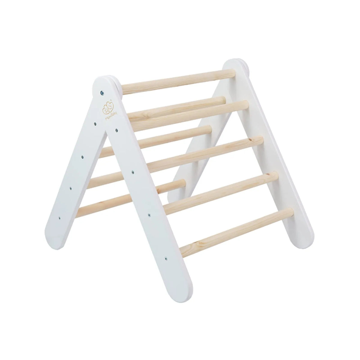 Meowbaby Pikler in legno per bambini bianco - Pikler Triangle
