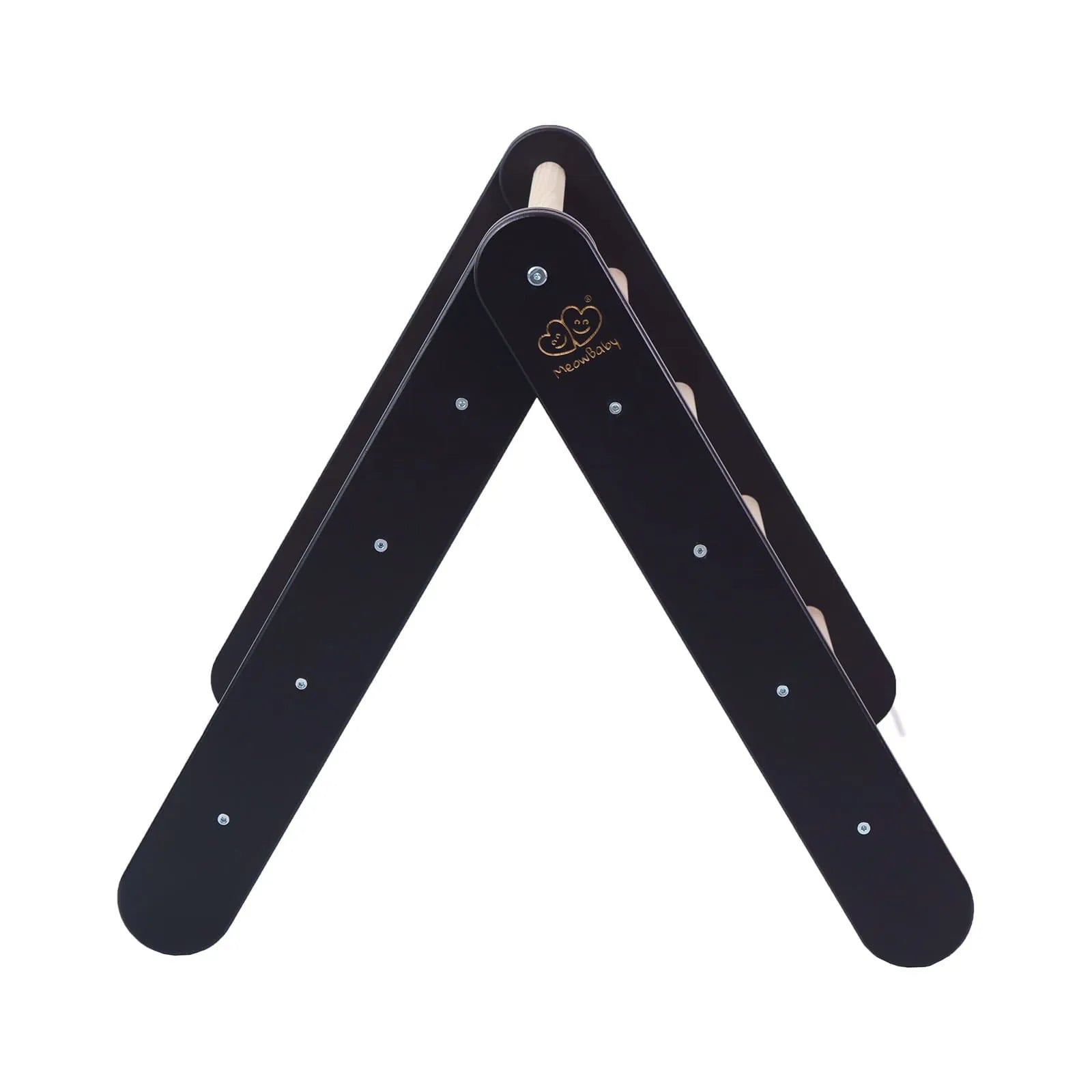 Meowbaby Wooden Pikler for Children black Triangle for Climbing - Piklerova