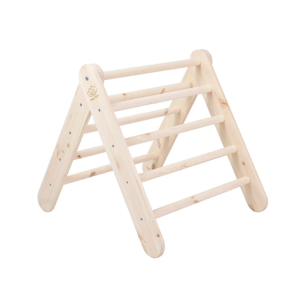 Meowbaby Wooden Pikler for Children Climbing Triangle Natural - Pikler's Triangle