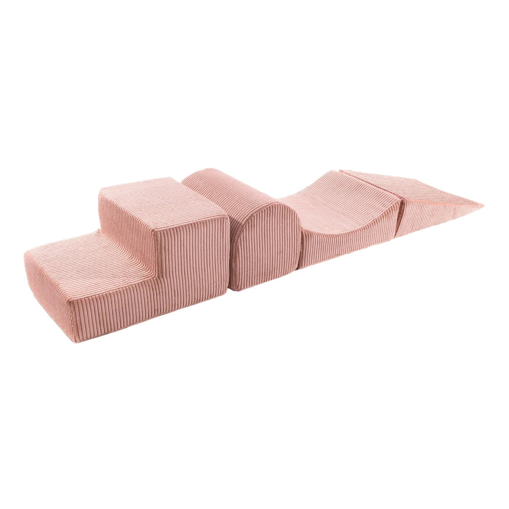 Meowbaby Ästhetik-Schaumstoff-Set 4-teilig Corduroy Pink - Spielsets