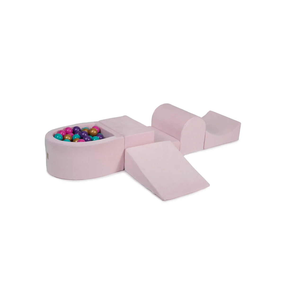 Meowbaby Penová Hracia Súprava s Malým Guľôčkovým Ihriskom Hracie Sady Bazénom na Loptičky