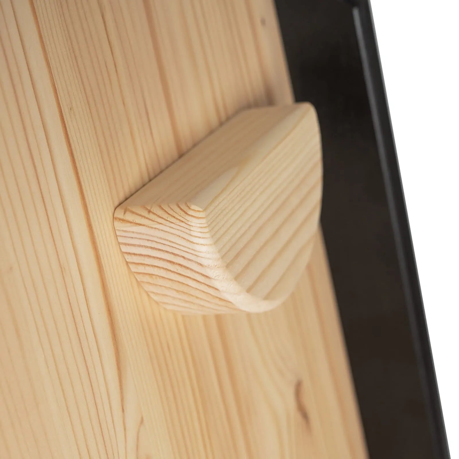 Meowbaby Scaletta 60x61cm Scivolo-Parete da Arrampicata 2 in 1 Set per Bambini in Legno Nero - Pikler Triangle