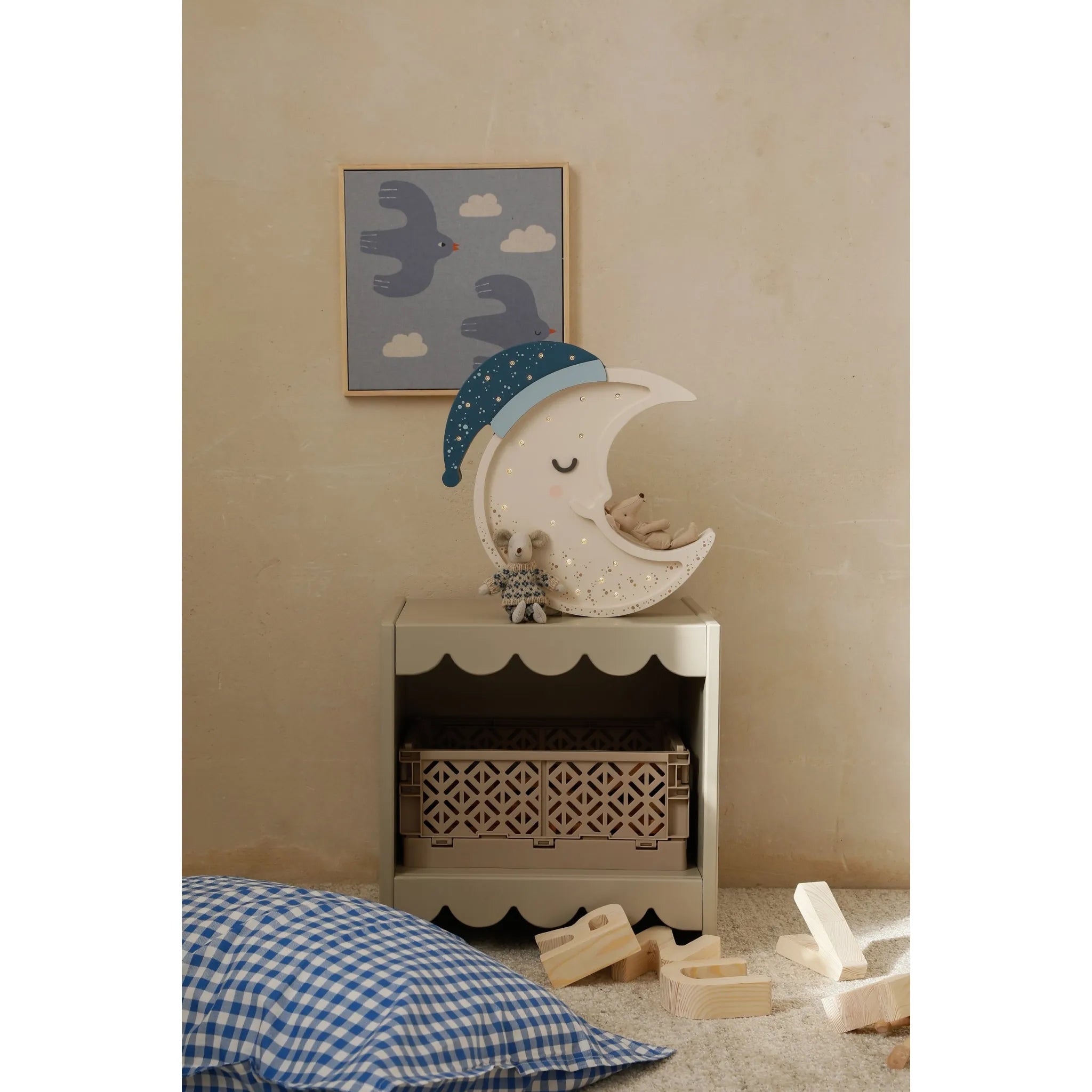 Moon Lamp - Little Lights - Wooden Lamps