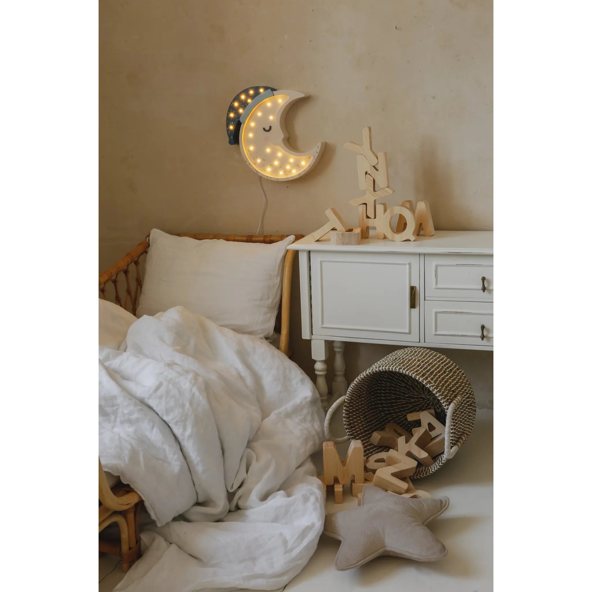 Moon Lamp - Little Lights - Wooden Lamps