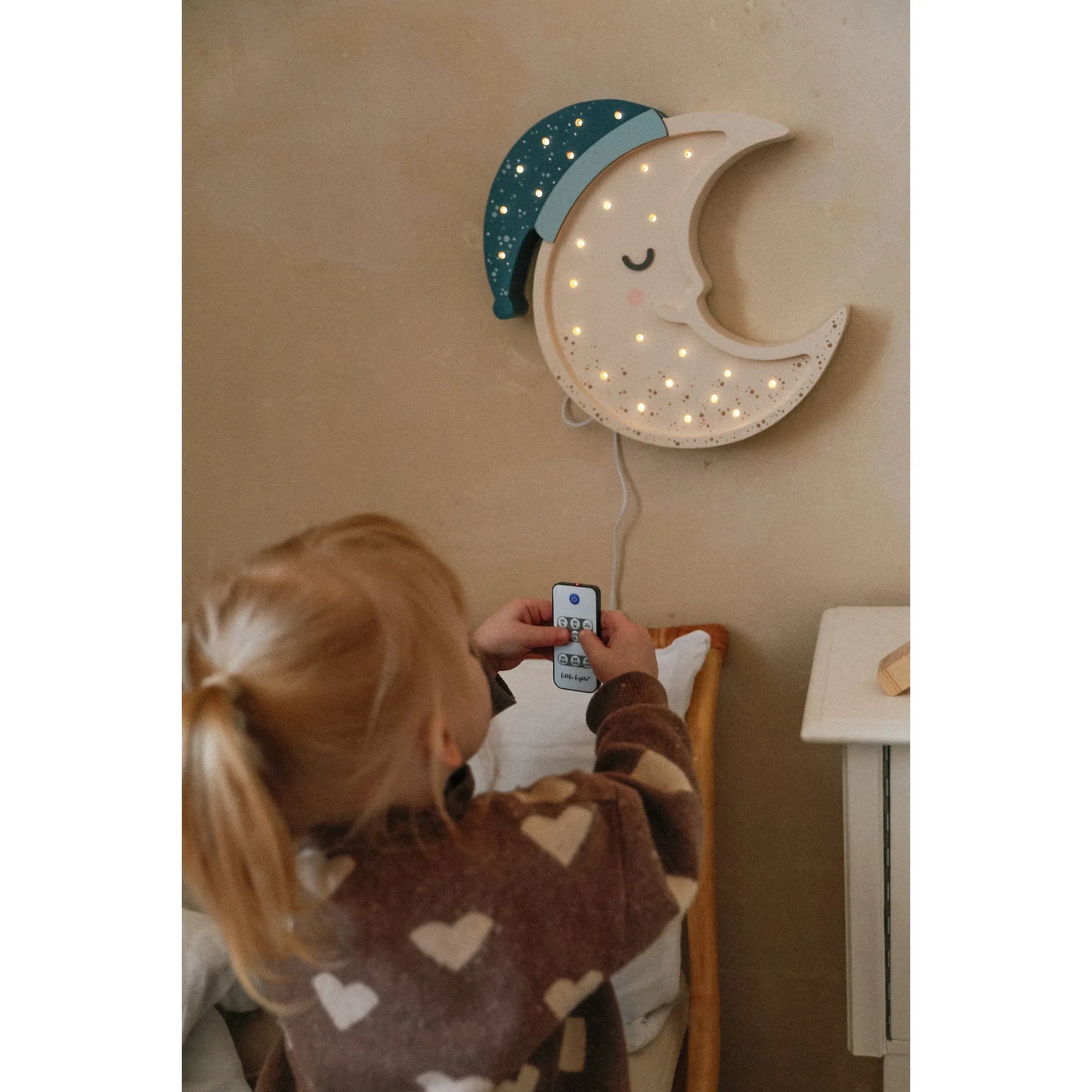 Moon Lamp - Little Lights - Wooden Lamps