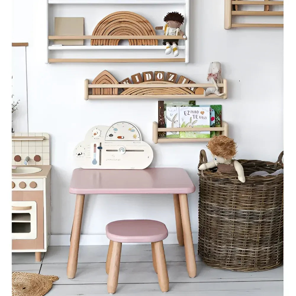 Dřevěná Dětská Židle - Dřevěné a Plastové Sety - Kidozia