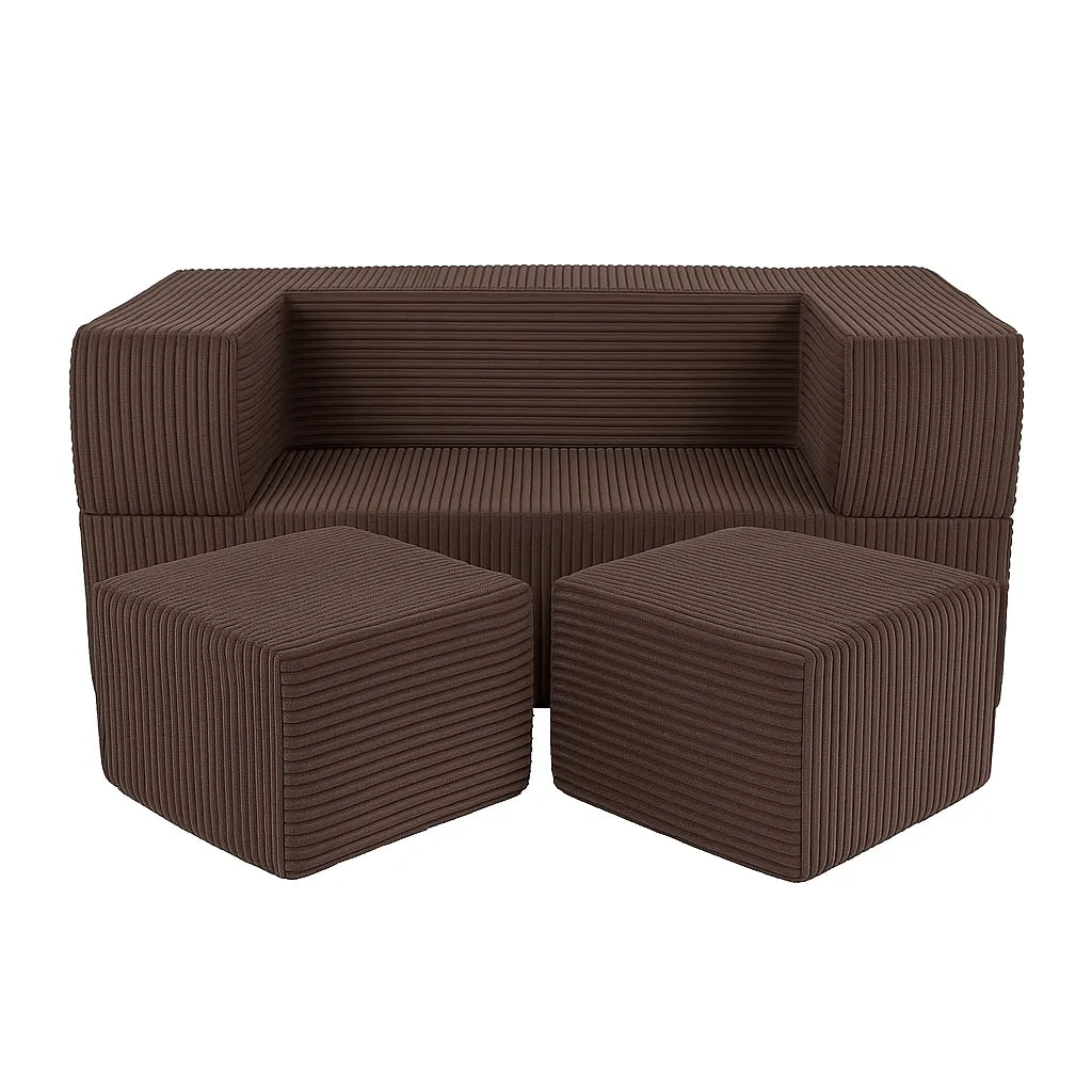 Modulárna Detská Pohovka Cube - 4 Prvky - Sedacie Súpravy - Meowbaby