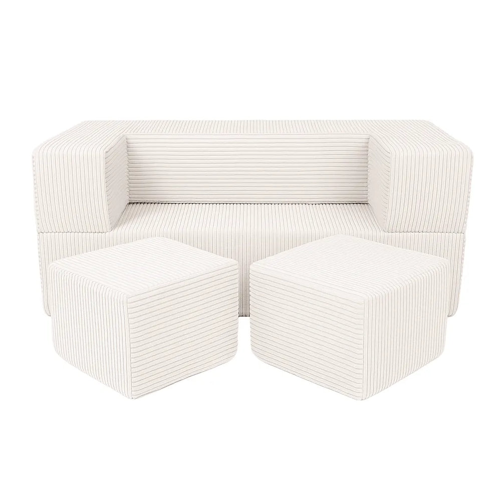 Modulárna Detská Pohovka Cube - 4 Prvky - Sedacie Súpravy - Meowbaby