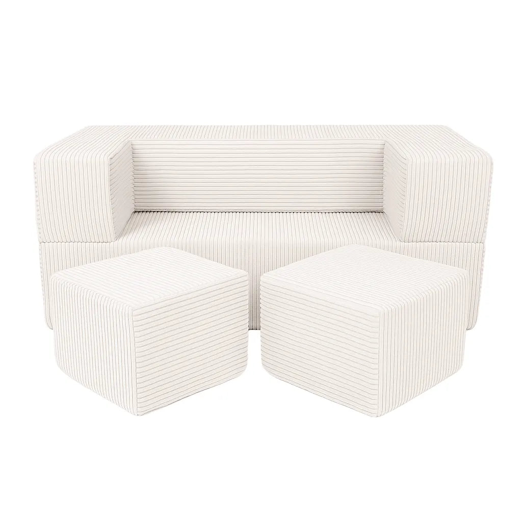 Modulárna Detská Pohovka Cube - 4 Prvky - Sedacie Súpravy - Meowbaby