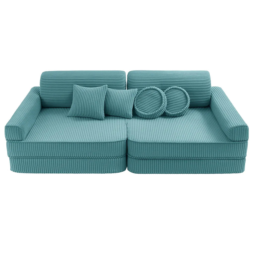 Modulárna Herná Pohovka – 10 Prvkov Aesthetic - Sedacie Súpravy - Meowbaby