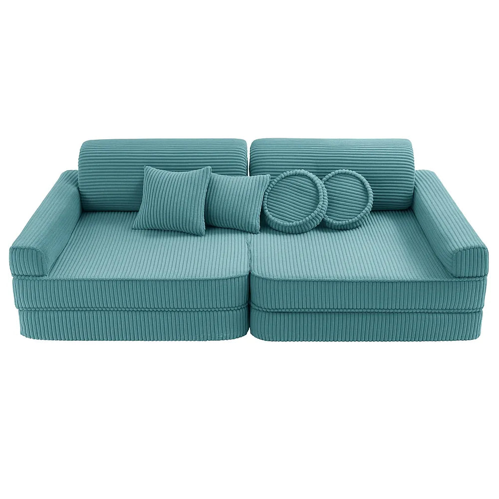 Modulárna Herná Pohovka – 10 Prvkov Aesthetic - Sedacie Súpravy - Meowbaby