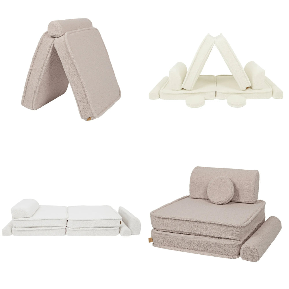 Modulárna Herná Pohovka – 8 Prvkov Bearly - Sedacie Súpravy - Meowbaby