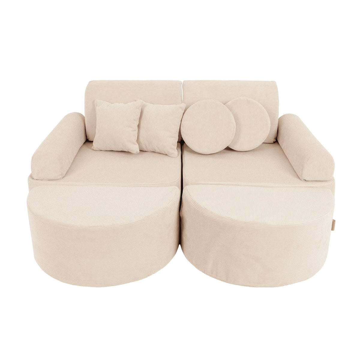 Modulárna Herná Pohovka Max - 12 Prvkov Slimcord - Sedacie Súpravy - Meowbaby