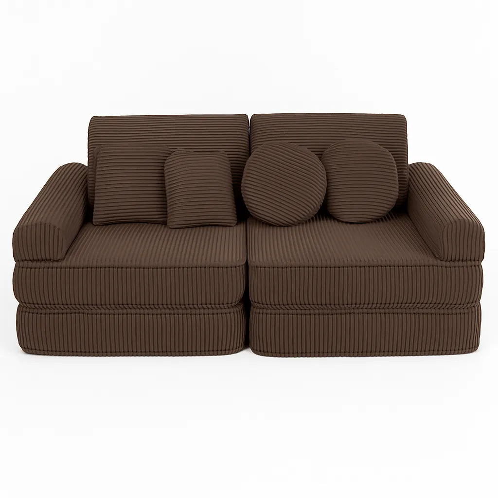 Modulárna Herná Pohovka Plus - 10 Prvkov Aesthetic - Sedacie Súpravy - Meowbaby