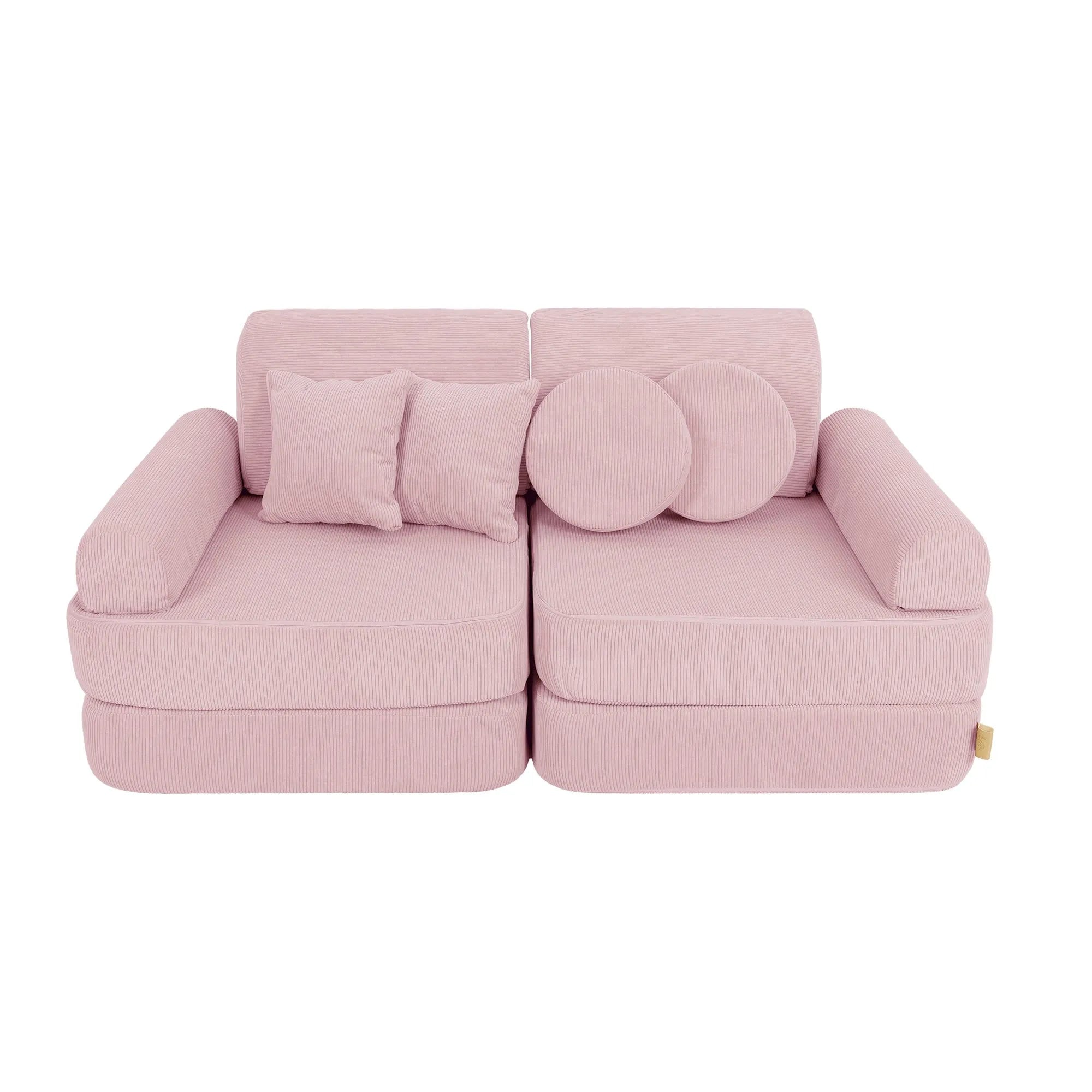 Modulárna Herná Pohovka Plus - 10 Prvkov Slimcord - Sedacie Súpravy - Meowbaby