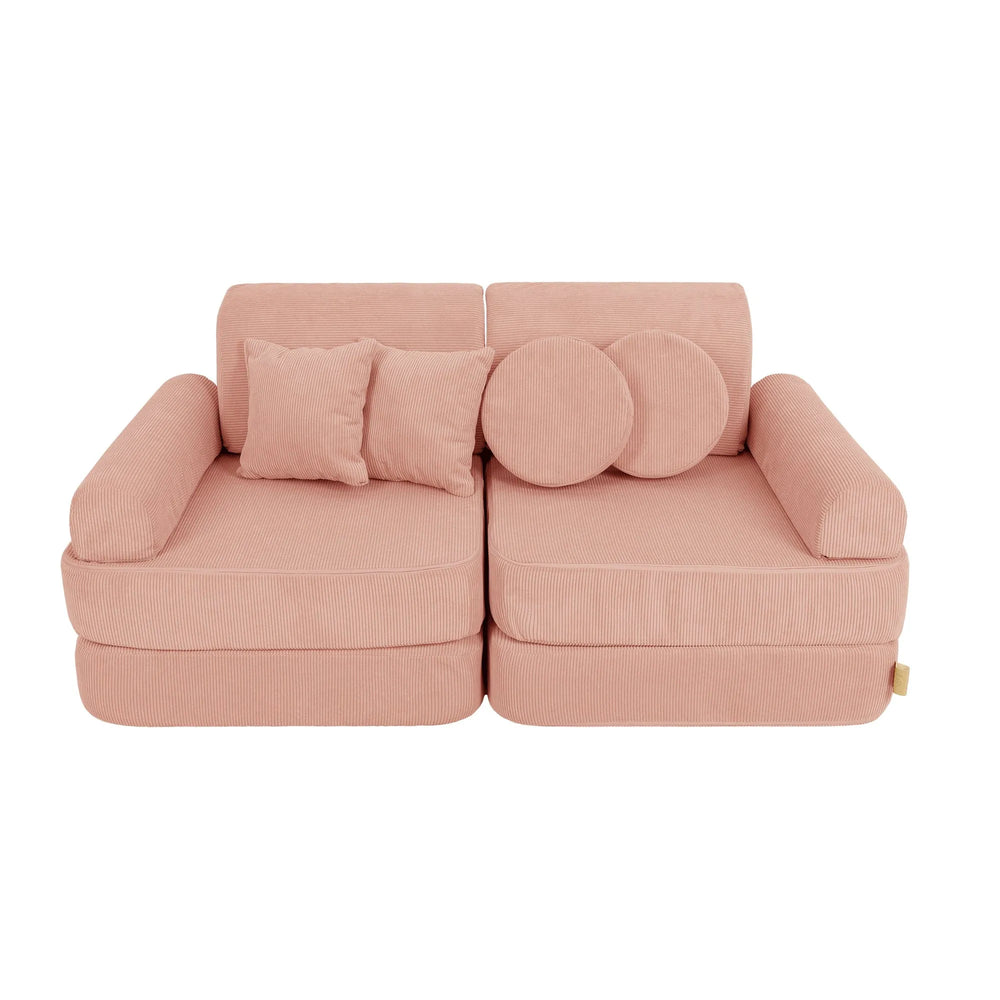 Modulárna Herná Pohovka Plus - 10 Prvkov Slimcord - Sedacie Súpravy - Meowbaby