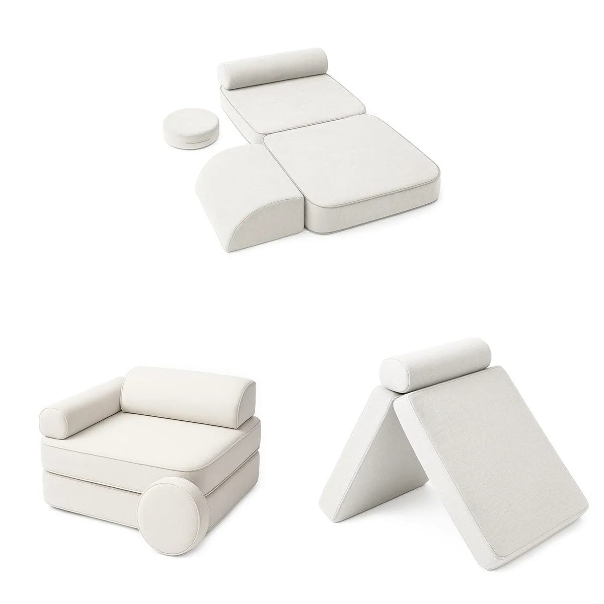 Modulové Kreslo pre Dieťa – 4 Prvky Mellow - Kreslá - Meowbaby