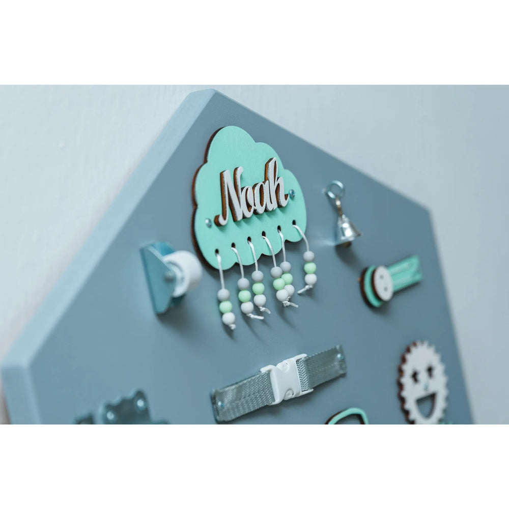 Montessori Holzbretthaus - Grün - Unlimitedkids