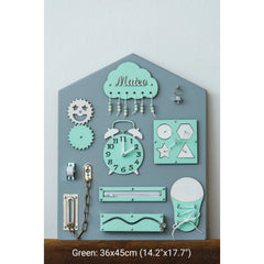 Montessori Holzbretthaus - Grün - Unlimitedkids