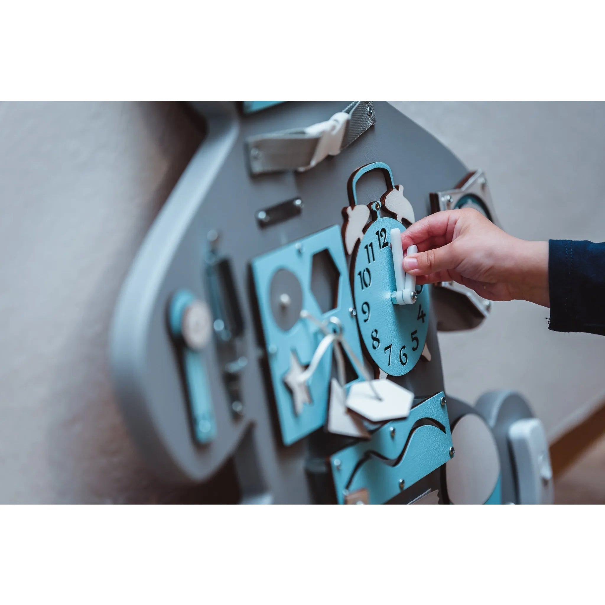 Montessori Wooden Board Bear - Blue - Unlimitedkids