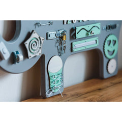 Montessori Wooden Board Elephant - Green - Unlimitedkids