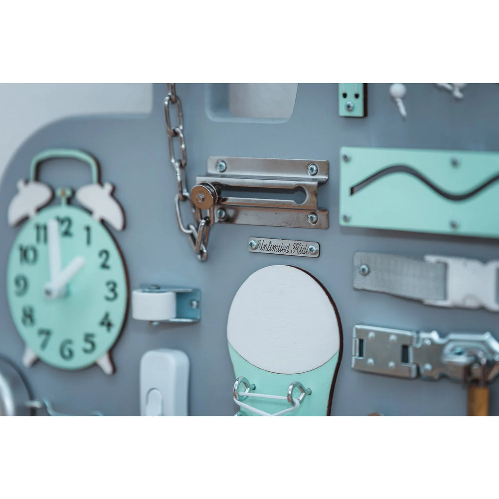 Tractor de madera Montessori - Verde - Unlimitedkids