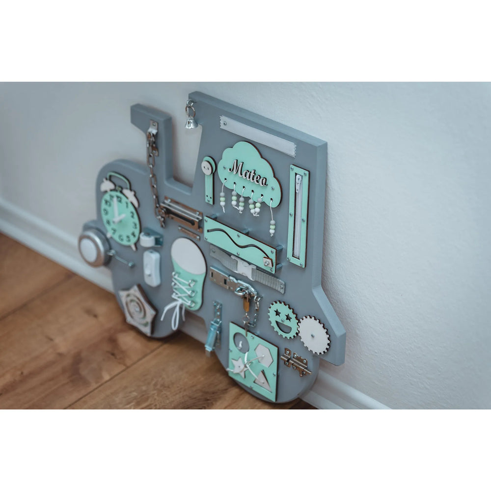 Tractor de madera Montessori - Verde - Unlimitedkids