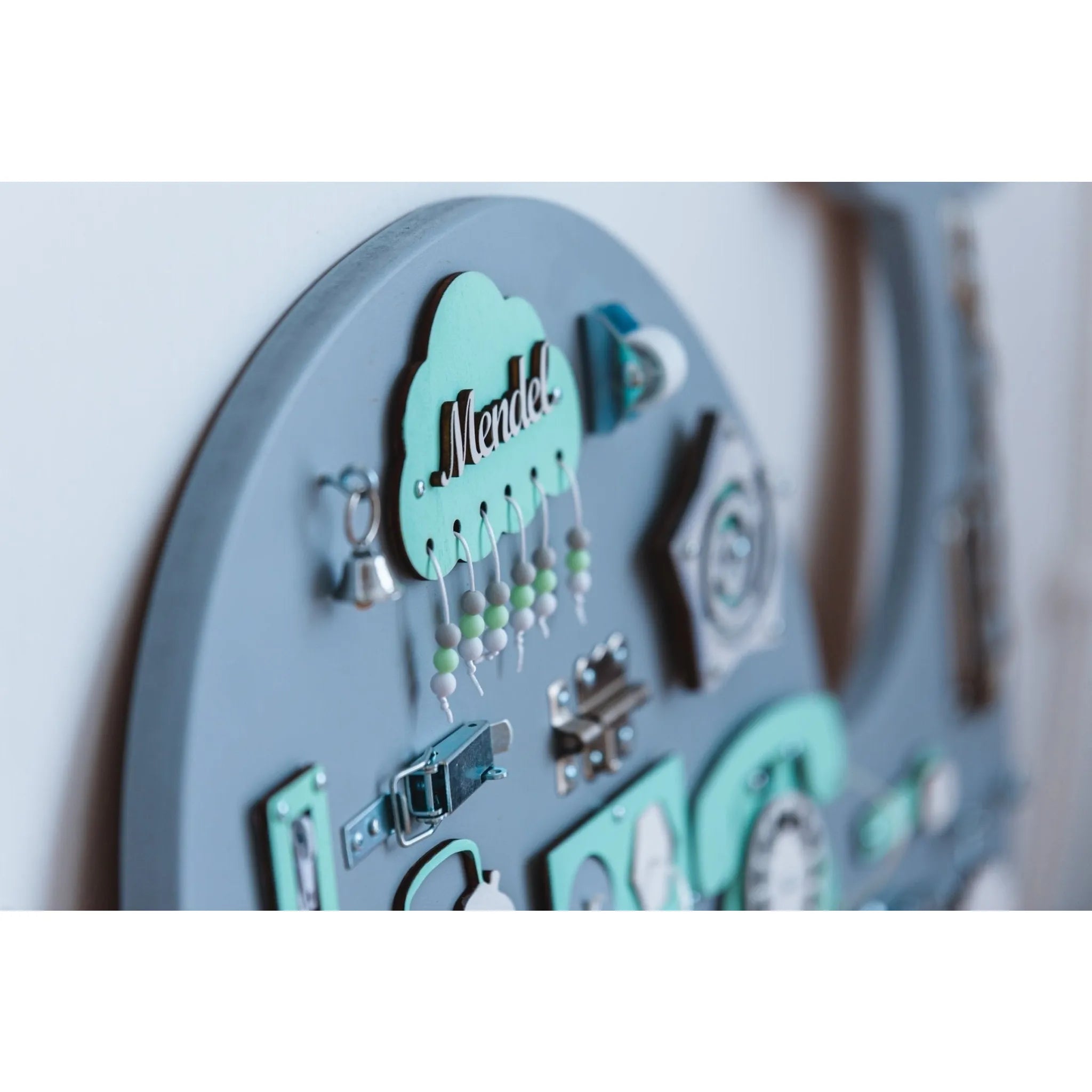 Montessori Dřevěná Tabule Velryba - Zelená - Unlimitedkids