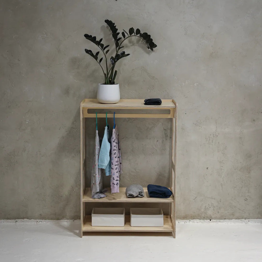 Montessori wardrobe - Shelves - Katehaa