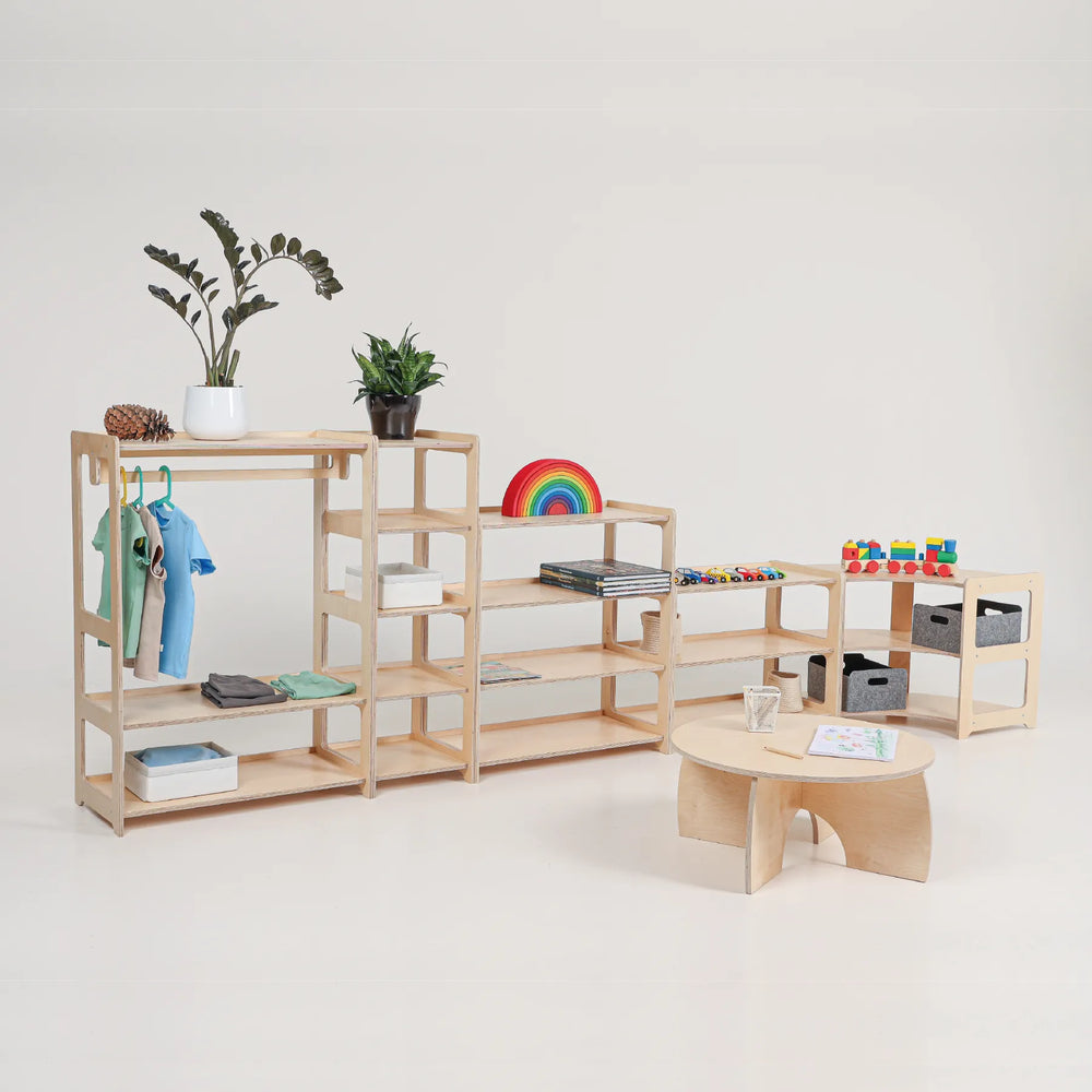 Montessori wardrobe - Shelves - Katehaa