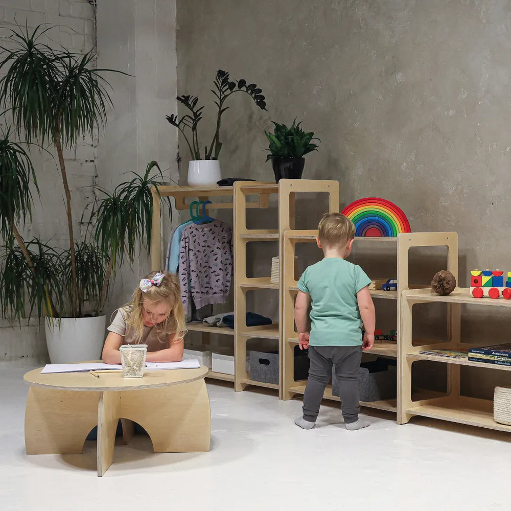Montessori wardrobe - Shelves - Katehaa
