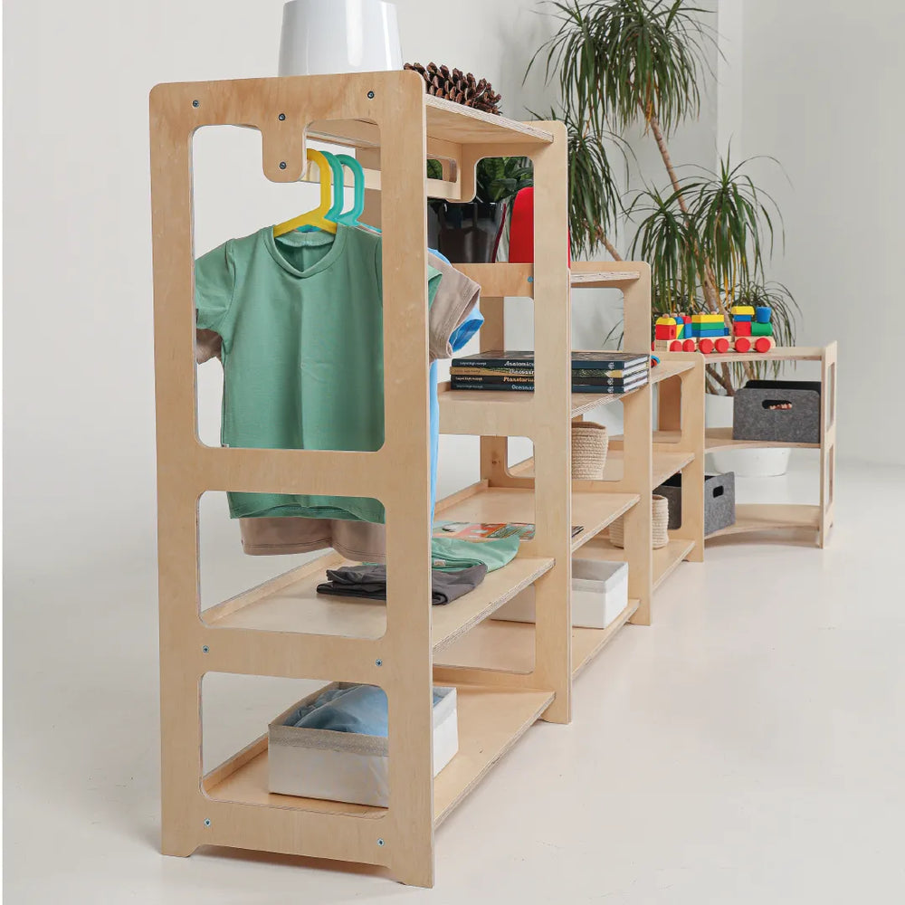 Montessori wardrobe - Shelves - Katehaa