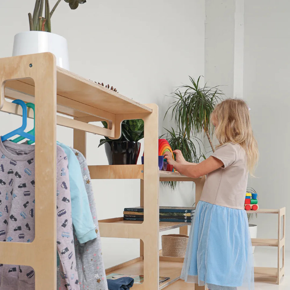 Montessori wardrobe - Shelves - Katehaa