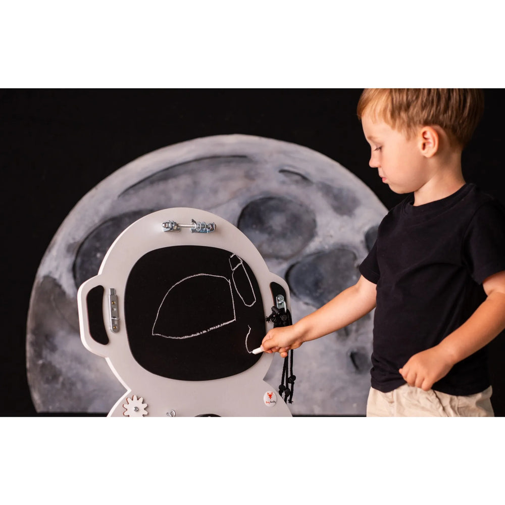 Tablero Montessori - Astronauta Jan - Familia Foxy