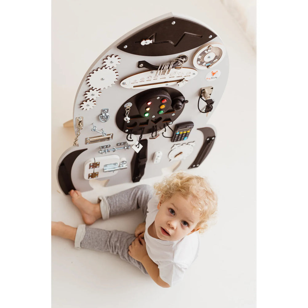 Tablero Montessori - Astronauta Jan - Familia Foxy