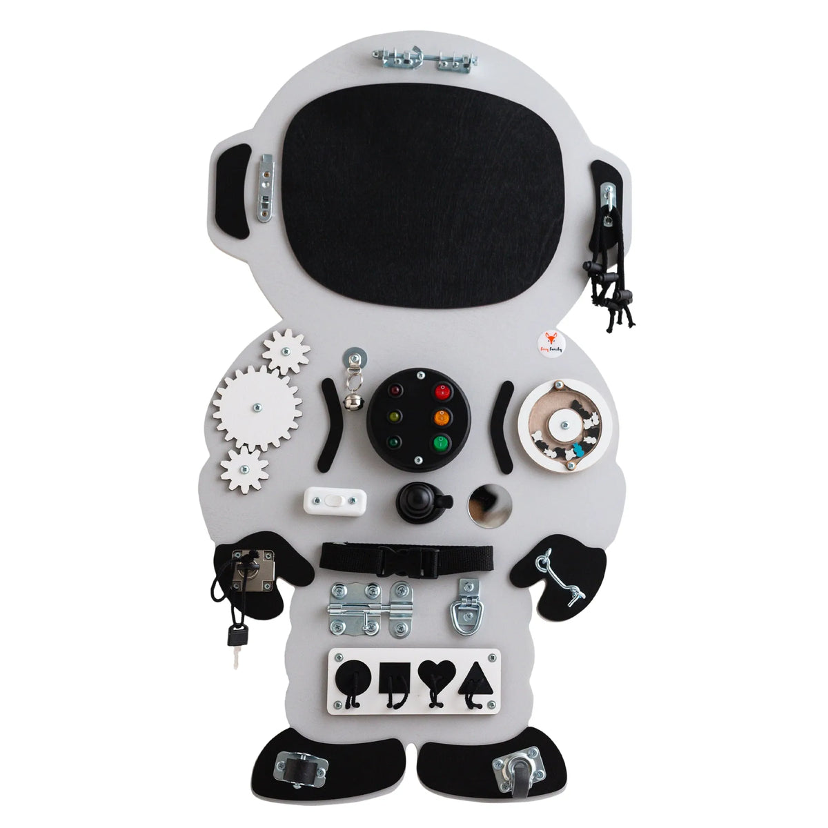 Tablero Montessori - Astronauta Jan - Familia Foxy