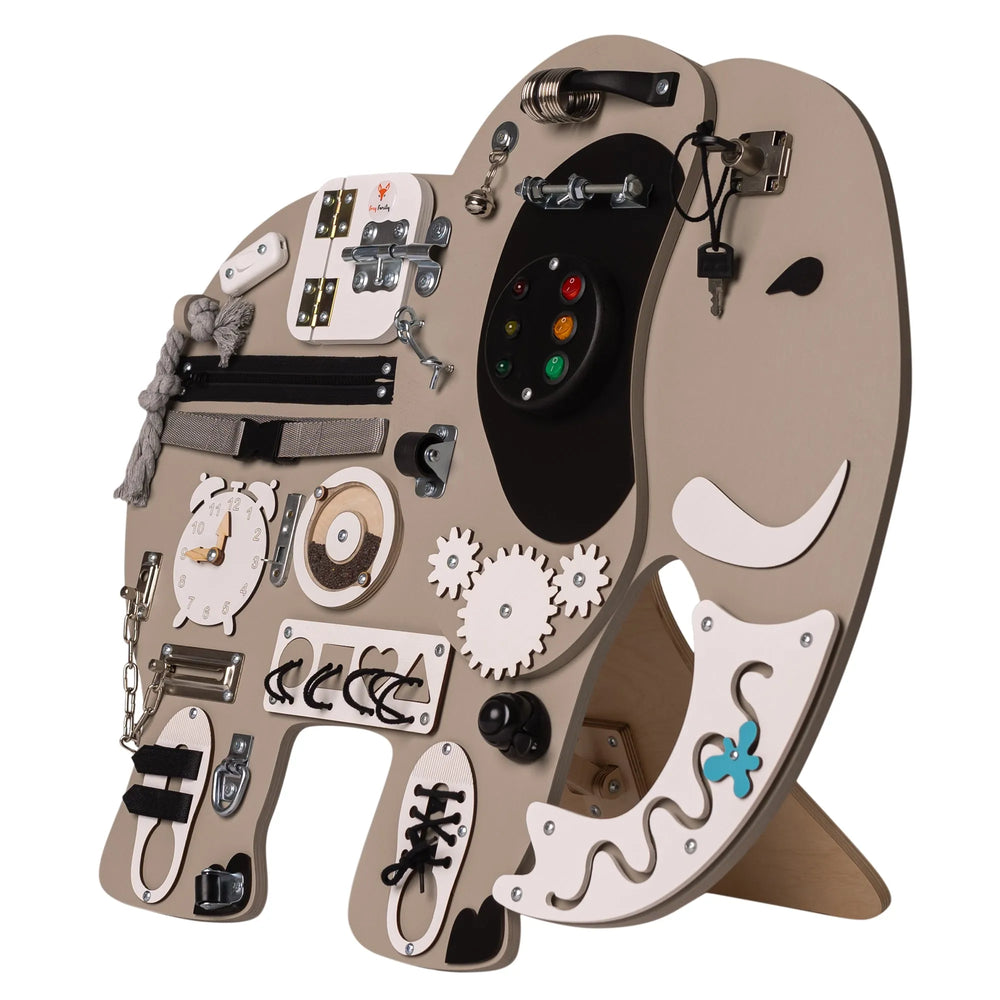 Montessori Blackboard - Elephant Cube - Foxy Family