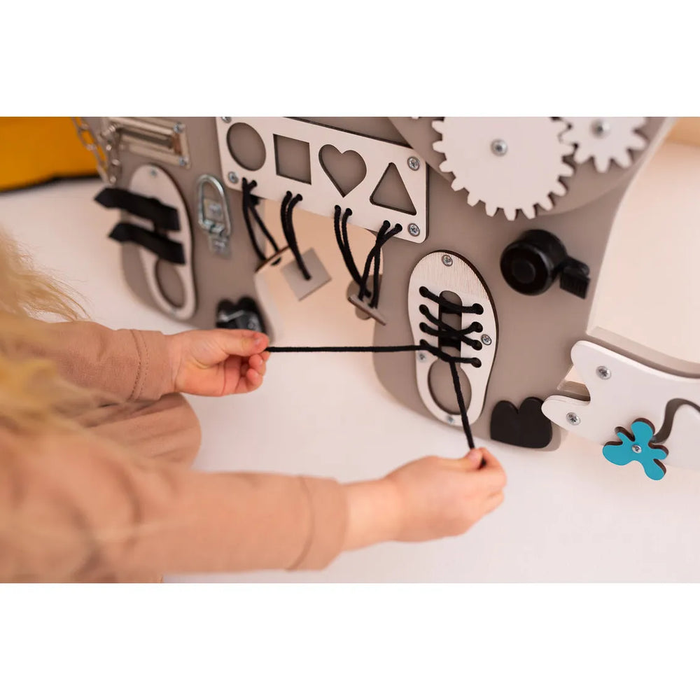 Montessori Blackboard - Elephant Cube - Foxy Family