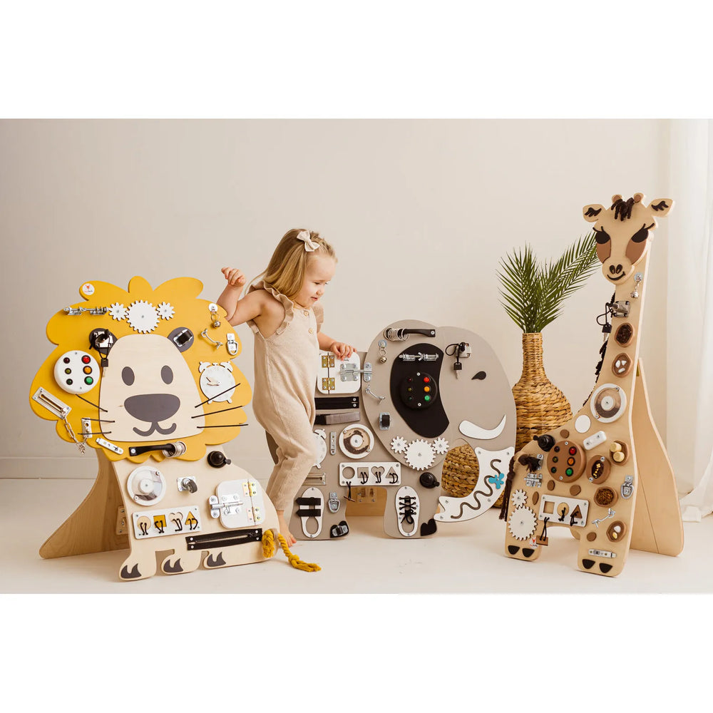 Montessori Blackboard - Elephant Cube - Foxy Family