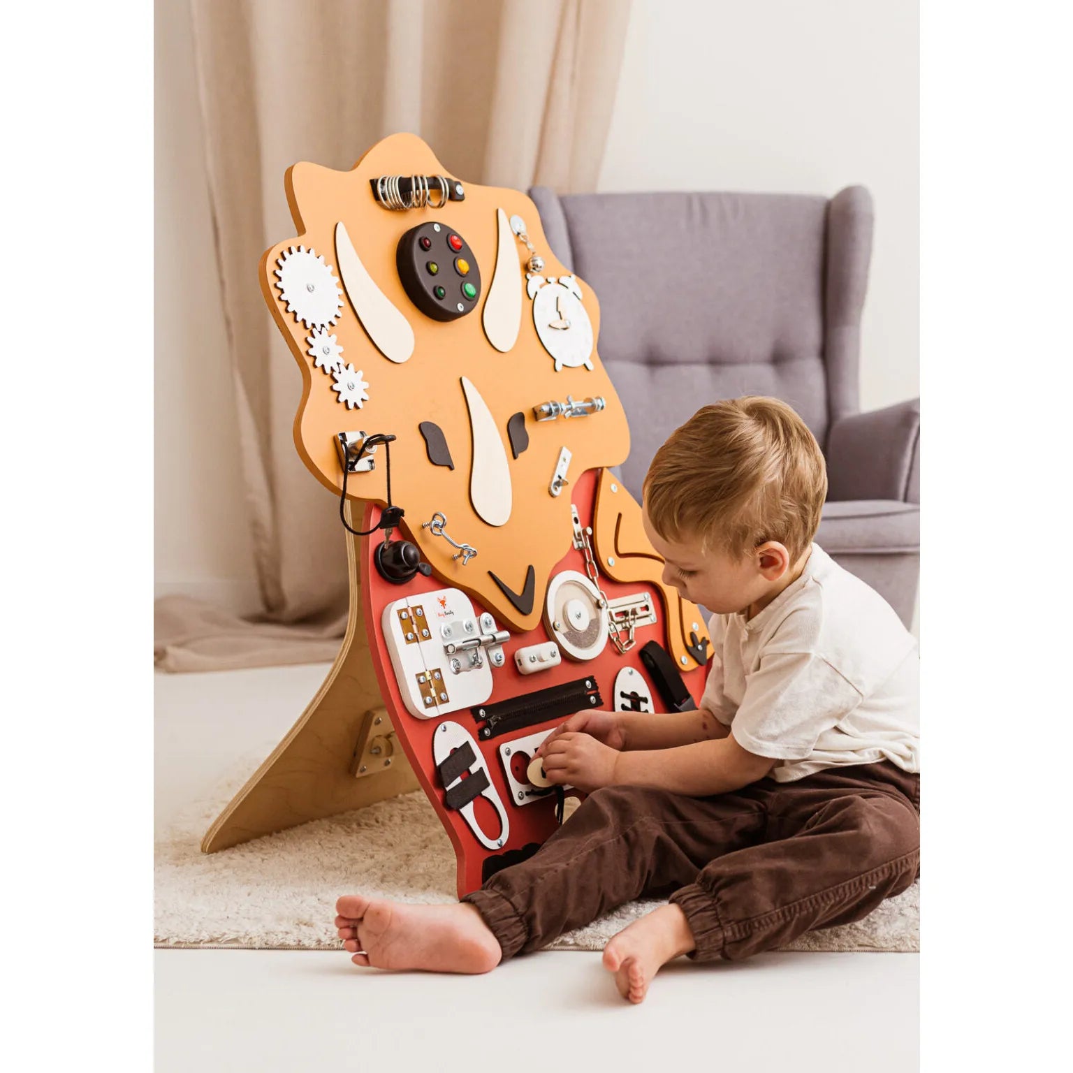 Montessori Tabule - Triceratops Kosma - Foxy Family