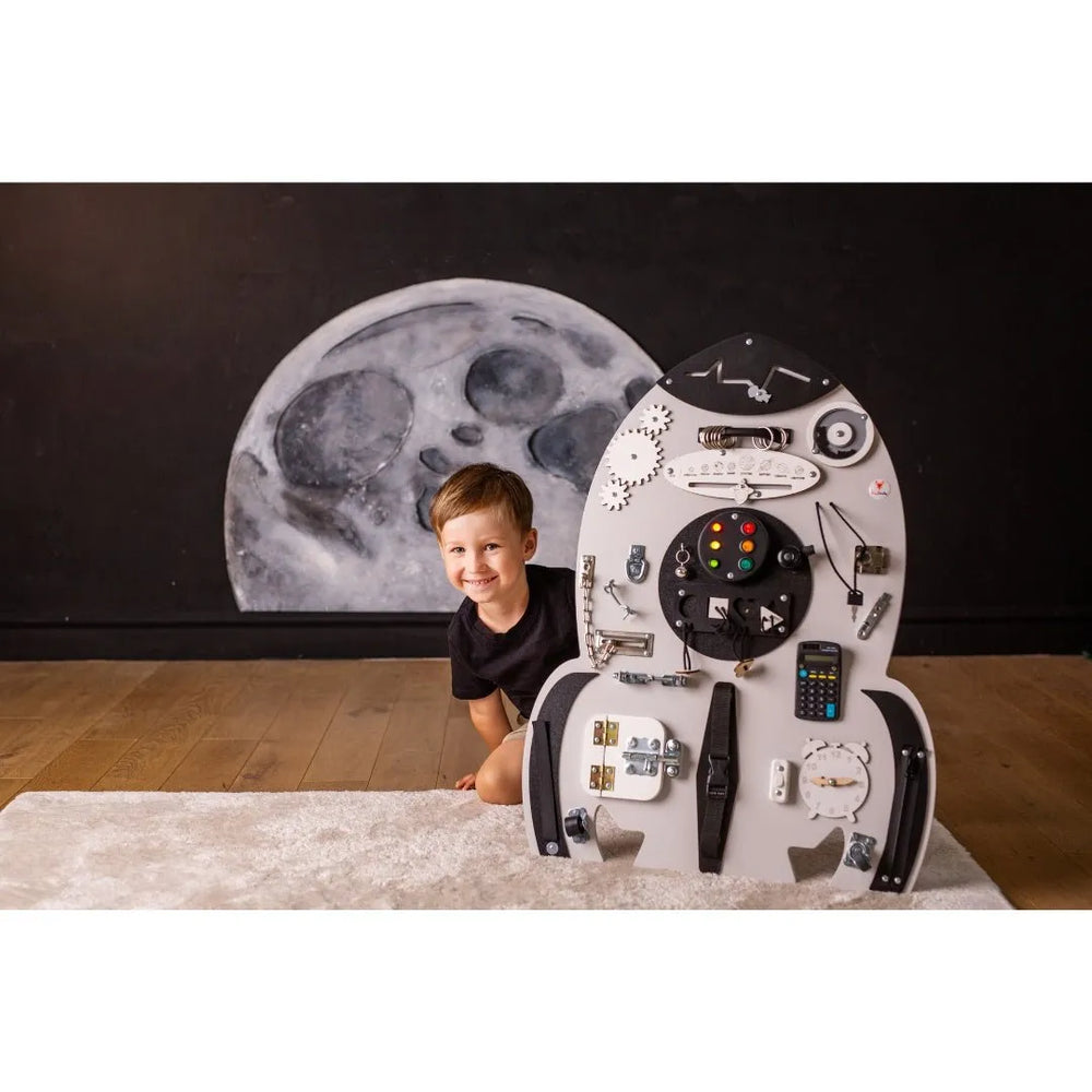 Tablero Montessori - Nave espacial - Familia Foxy