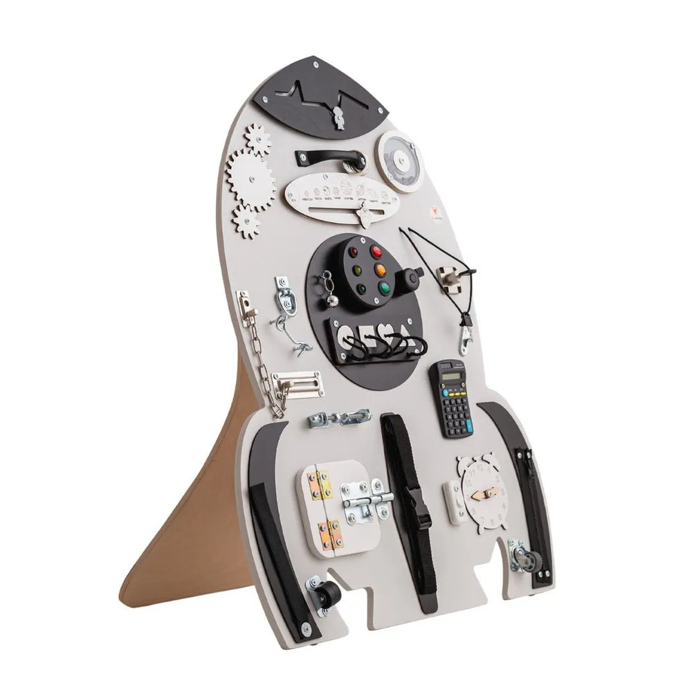 Tablero Montessori - Nave espacial - Familia Foxy