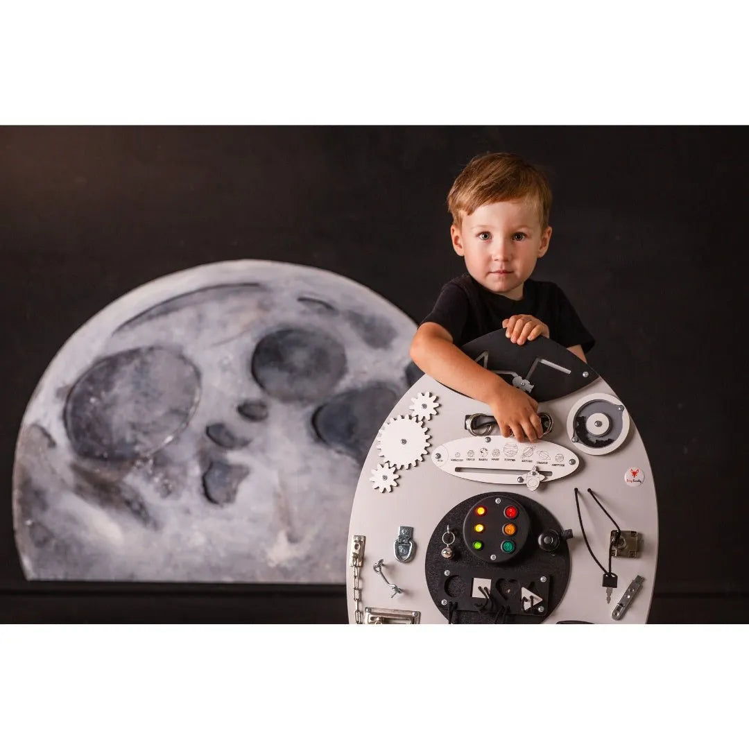 Tablero Montessori - Nave espacial - Familia Foxy