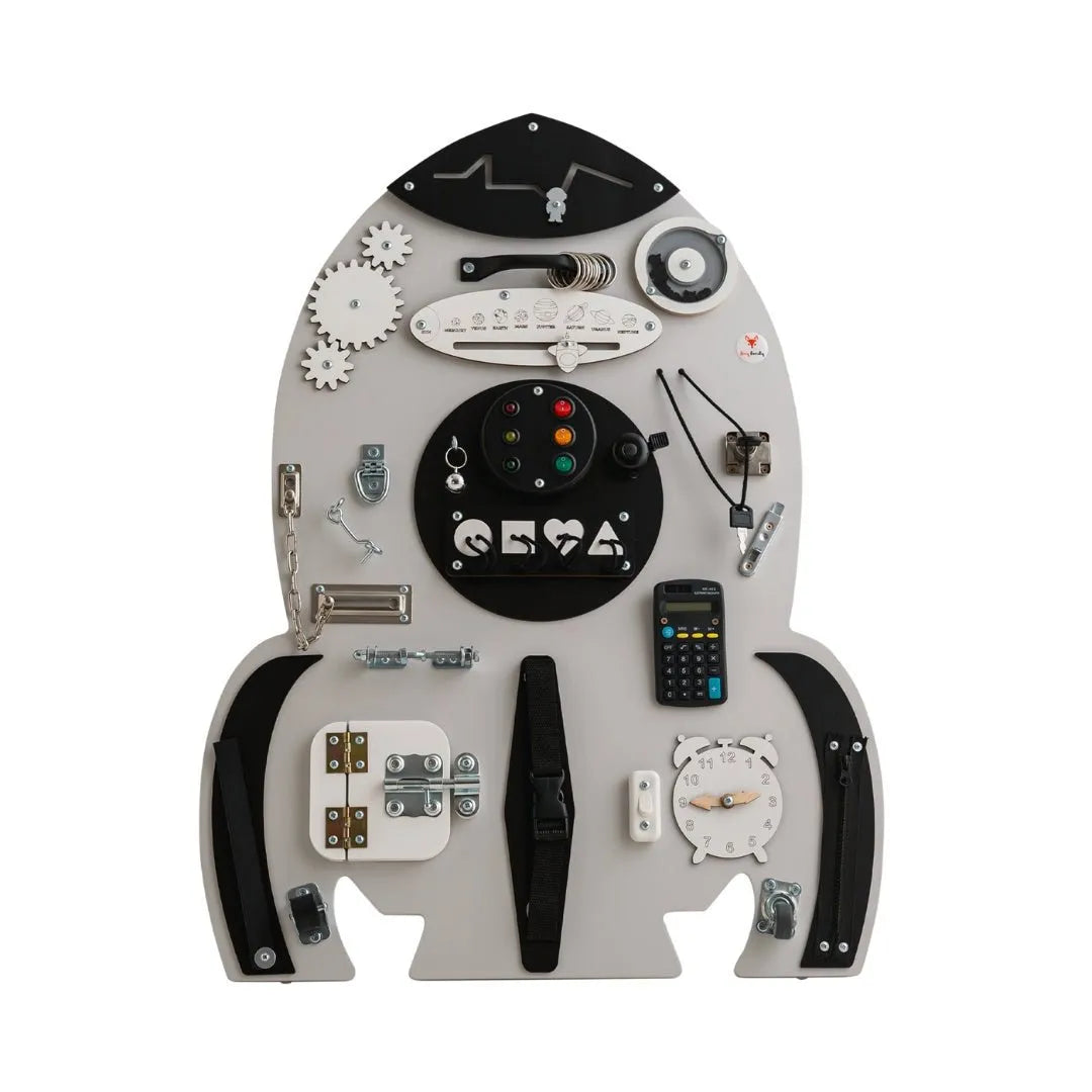 Tablero Montessori - Nave espacial - Familia Foxy