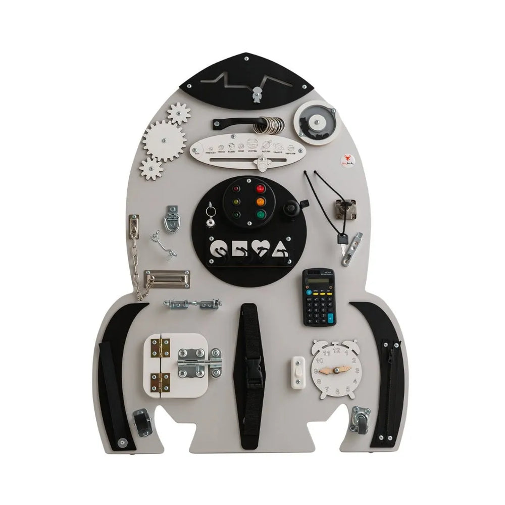 Tablero Montessori - Nave espacial - Familia Foxy