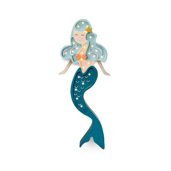 Mořská Panna Lampa - Little Lights - Dřevěné Lampy