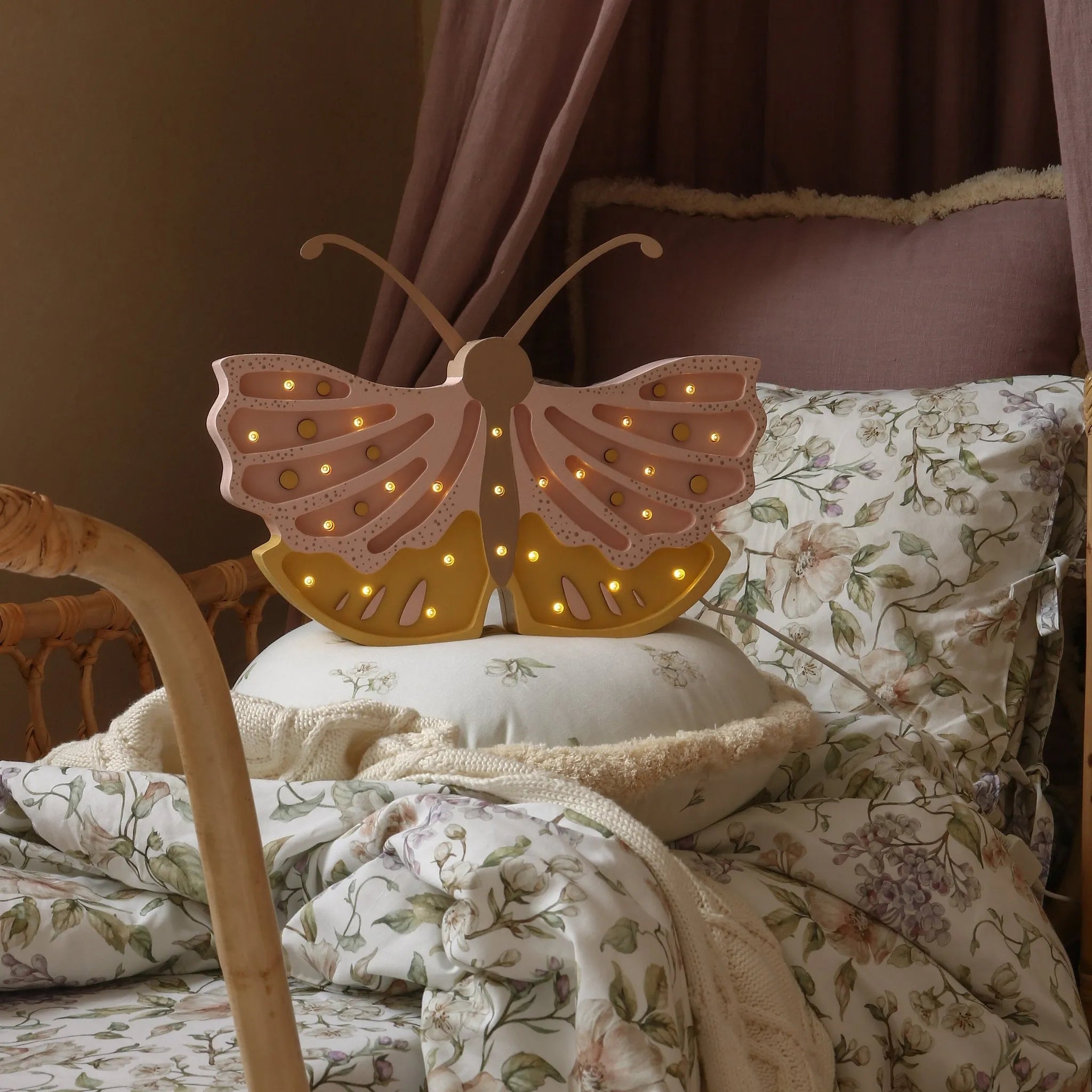Butterfly Lamp - Little Lights - Wooden Lamps