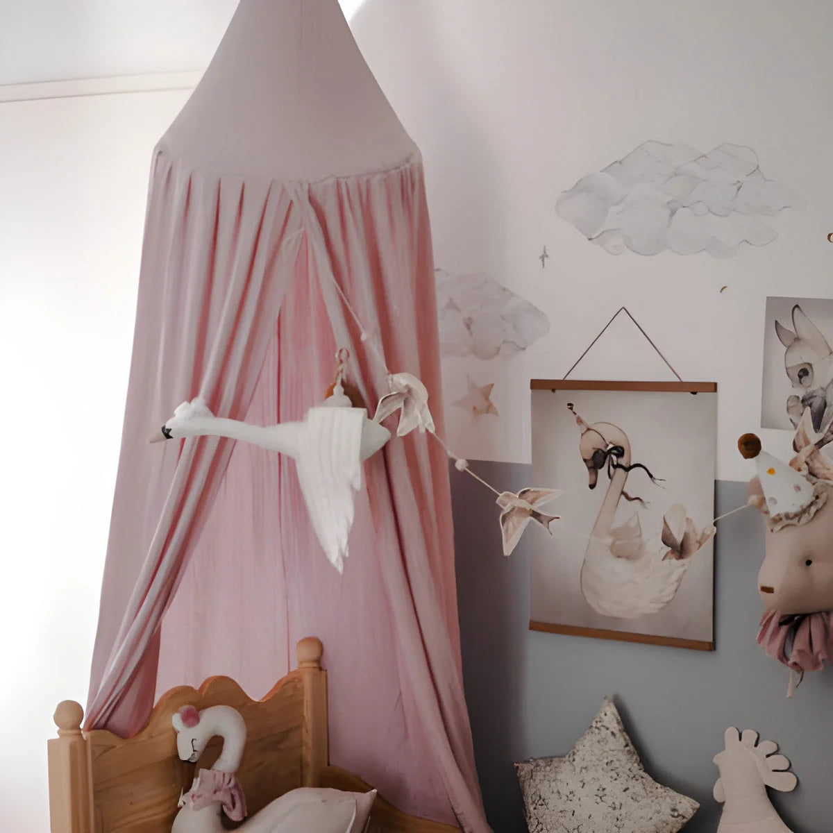 Muslin Canopy - Pale Pink - Canopies - Muzpony
