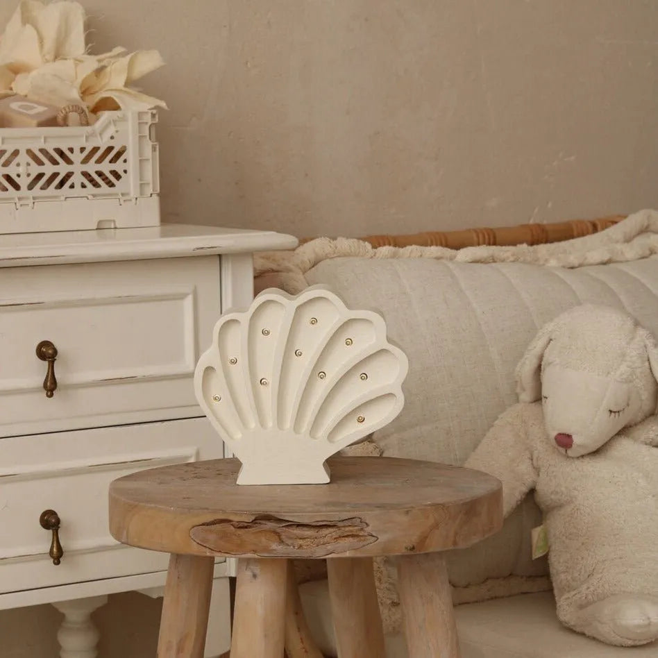 Shell Mini Lamp - Little Lights - Wooden Lamps
