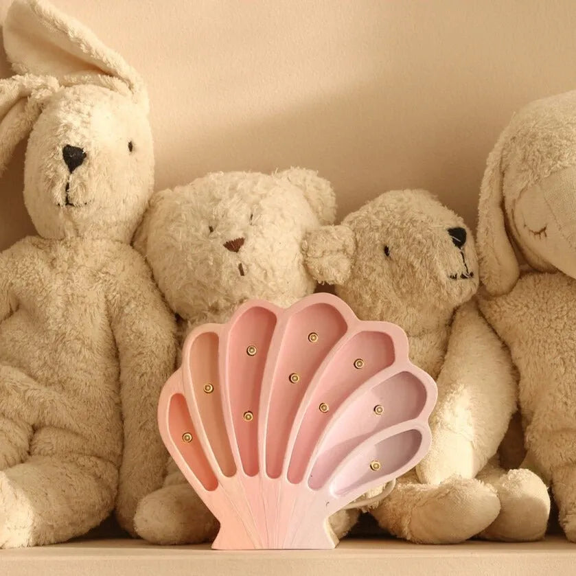 Shell Mini Lamp - Little Lights - Wooden Lamps